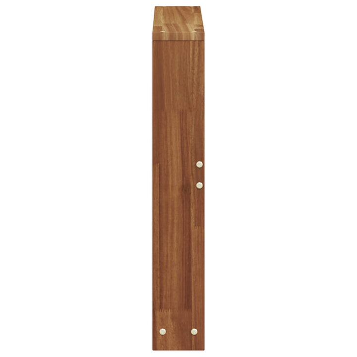 Armstöd 2 St Brun 58.5 X 10 X 61 Cm Massivt Akaciaträ