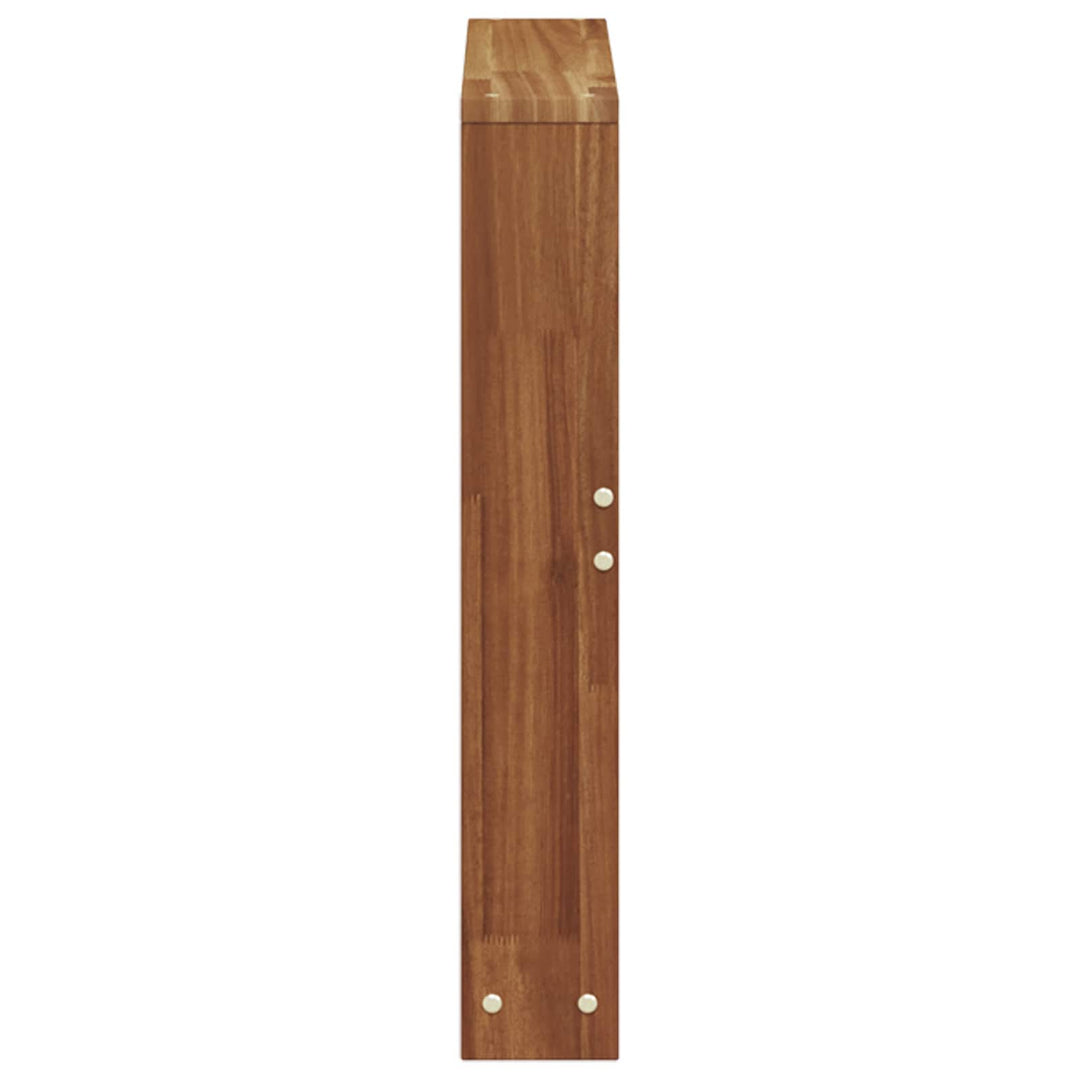 Armstöd 2 St Brun 58.5 X 10 X 61 Cm Massivt Akaciaträ