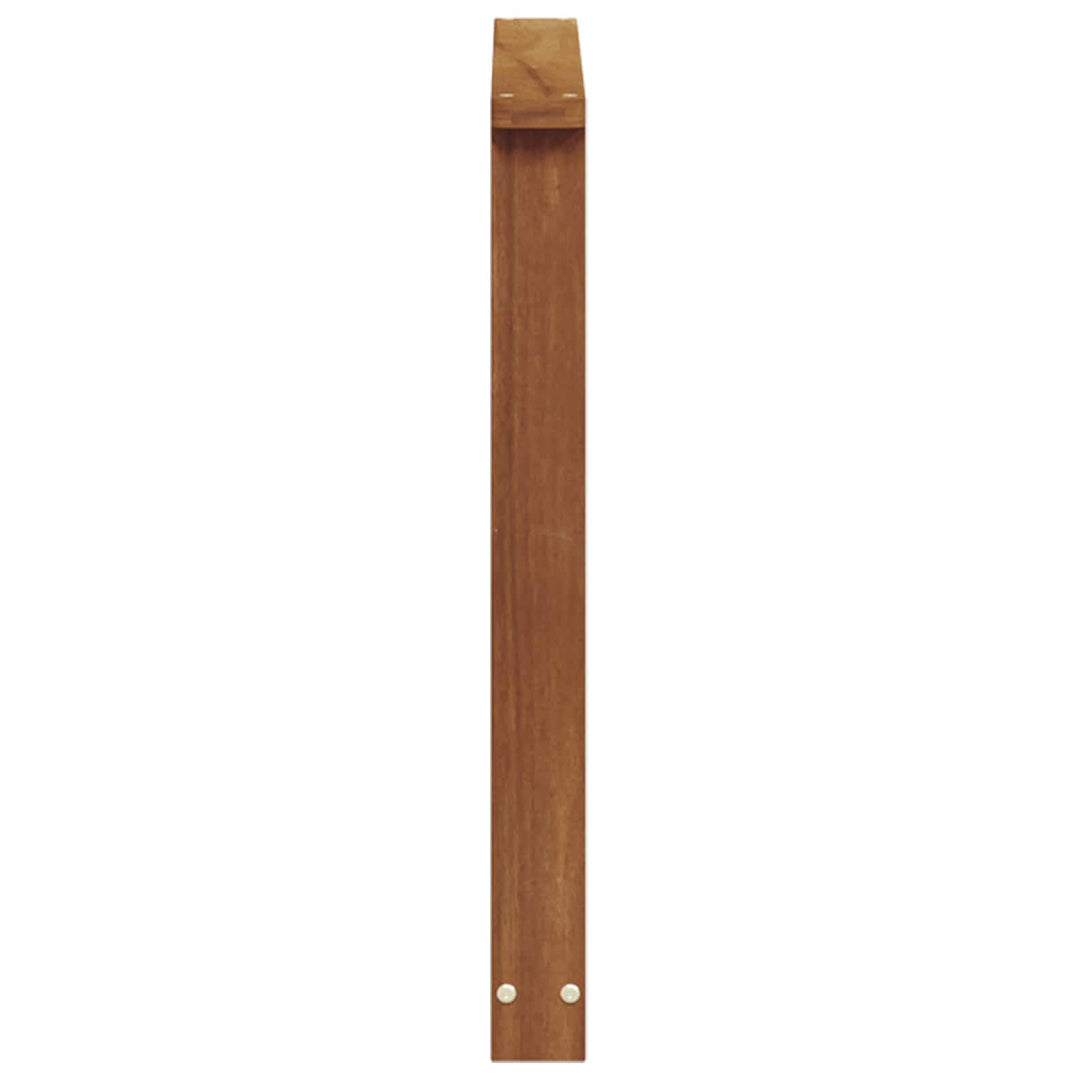Armstöd 2 St Naturlig 60 X 6 X 61 Cm Massivt Akaciaträ
