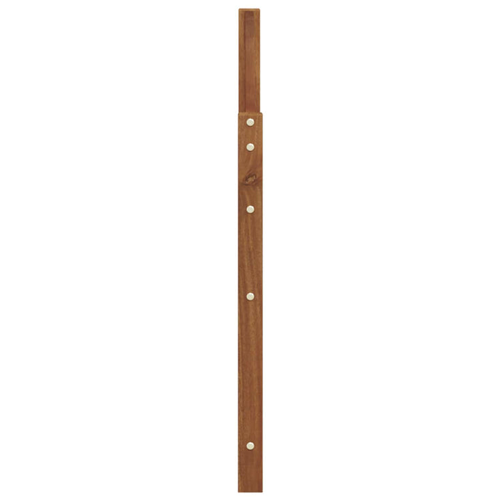 Armstöd 2 St Brun 59 X 4 X 73 Cm Massivt Akaciaträ