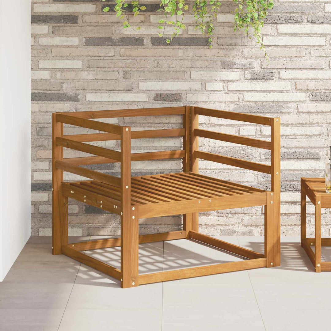 Armstöd 2 Pcs Naturlig 79 X 4 X 73 Cm Massivt Akaciaträ