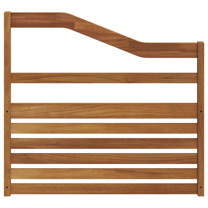 Armstöd 2 St Brun 79 X 4 X 73 Cm Massivt Akaciaträ