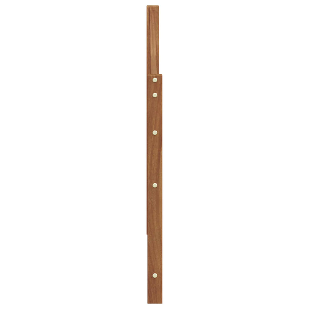 Armstöd 2 St Brun 79 X 4 X 73 Cm Massivt Akaciaträ