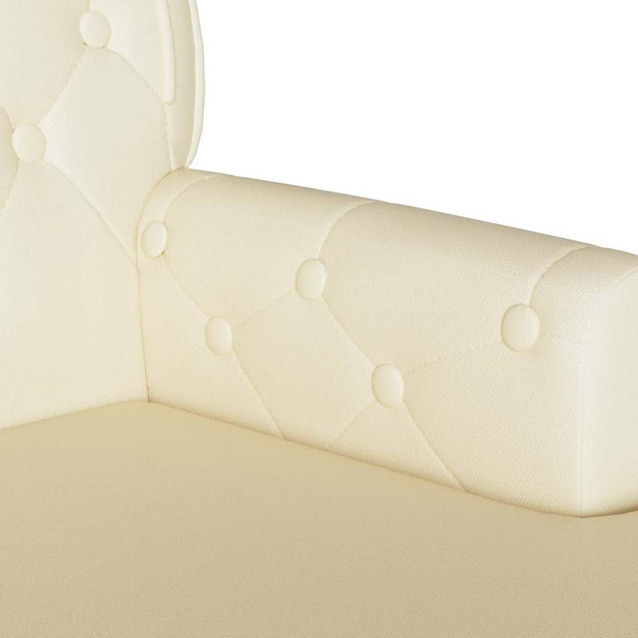 Chesterfield Bänk 119,5 X 64,5 X 75 Cm Konstläder