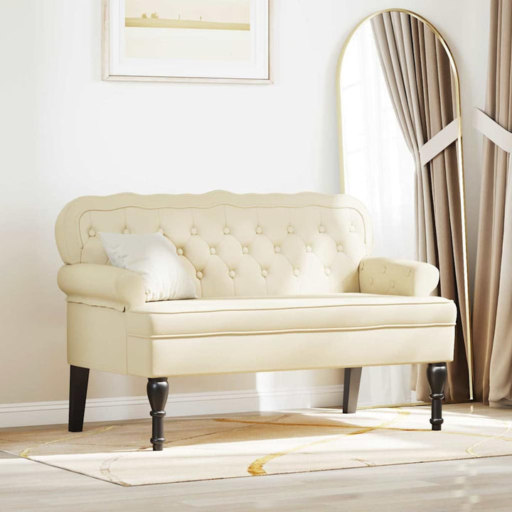 Chesterfield Bänk 119,5 X 64,5 X 75 Cm Konstläder