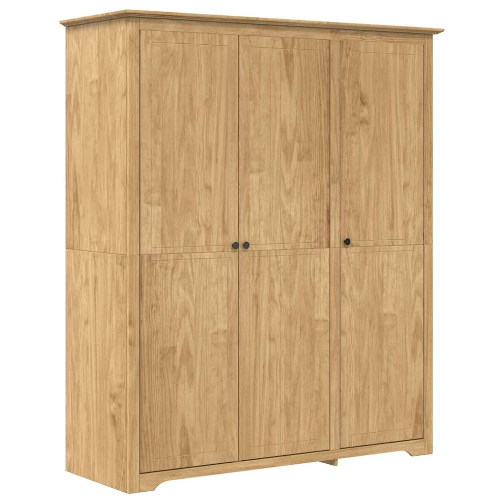 Garderob Bodo Honung Brun 146 X 53,5 X 173 Cm Konstruerat Trä