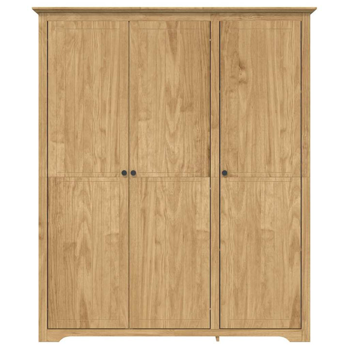 Garderob Bodo Honung Brun 146 X 53,5 X 173 Cm Konstruerat Trä