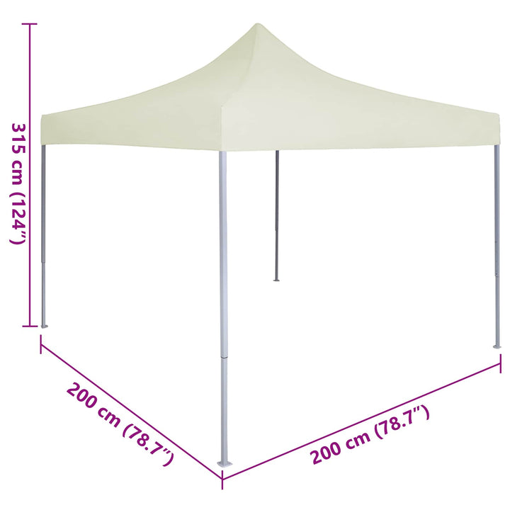 Partytält Kräm 200 X 200 X 315 Cm Oxford Tyg
