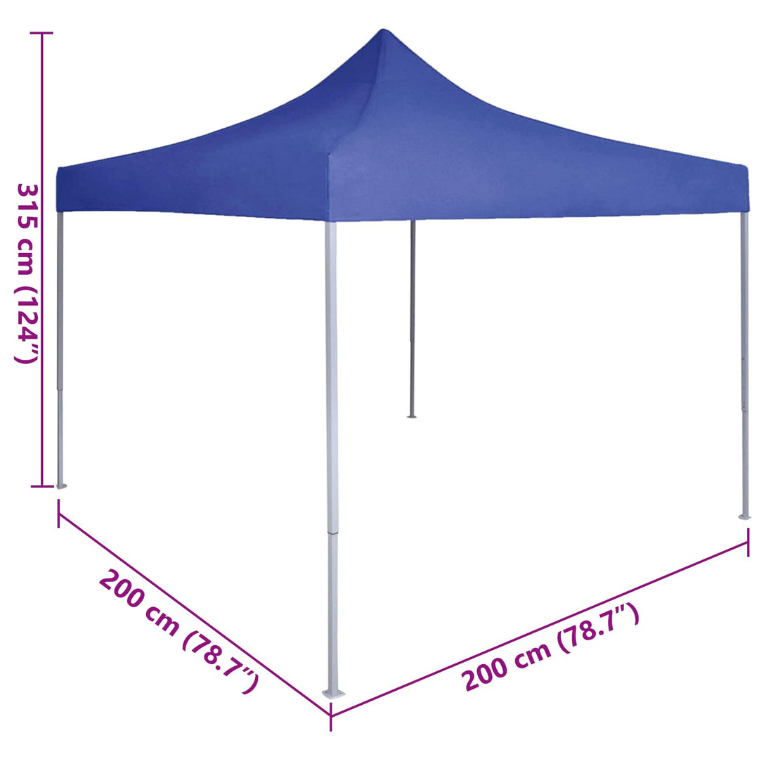 Partytält Blå 200 X 200 X 315 Cm Oxford Tyg