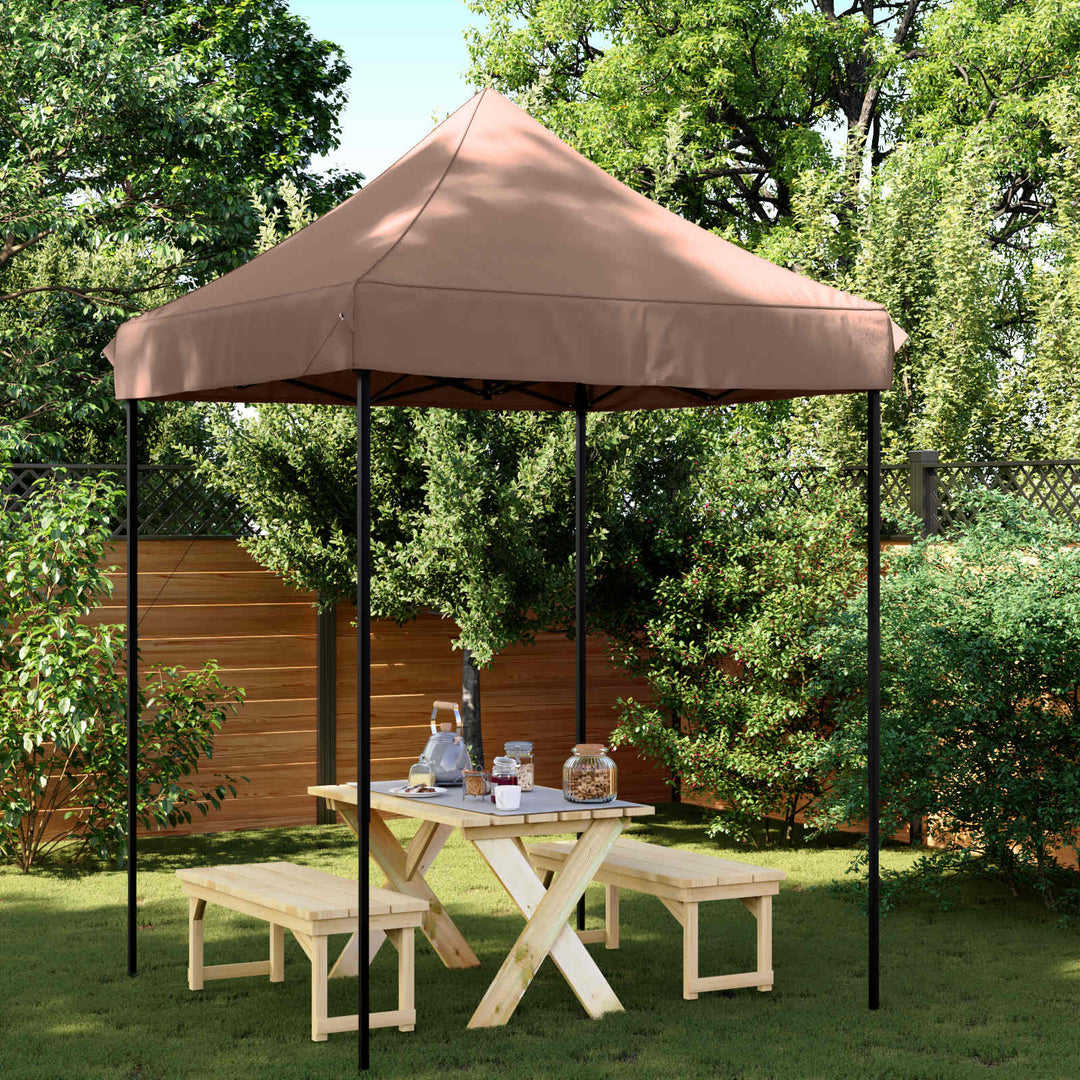 Partytält Brun 200 X 200 X 306 Cm Oxford Tyg