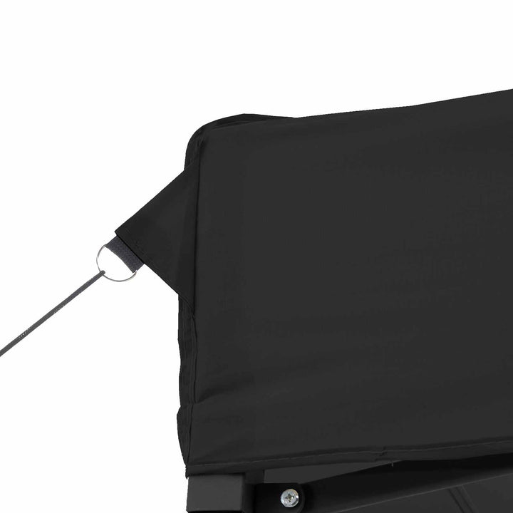 Partytält Svart 200 X 200 X 306 Cm Oxford Tyg