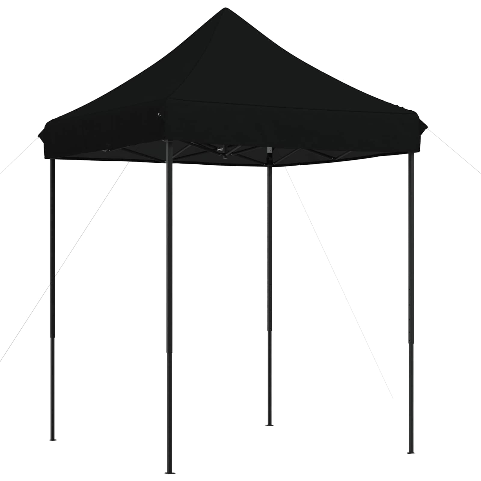 Partytält Svart 200 X 200 X 306 Cm Oxford Tyg