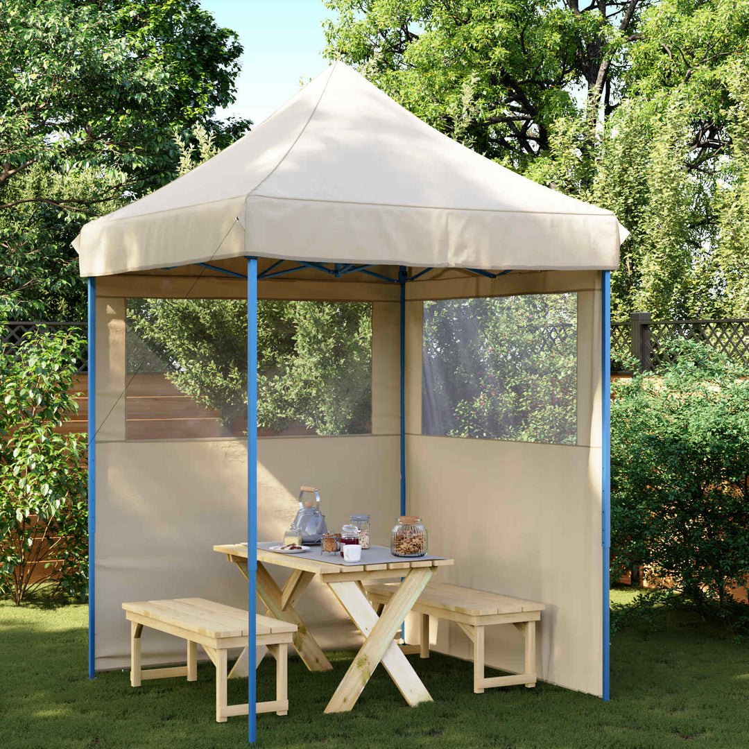 Partytält Beige 200 X 200 X 306 Cm Oxford Tyg