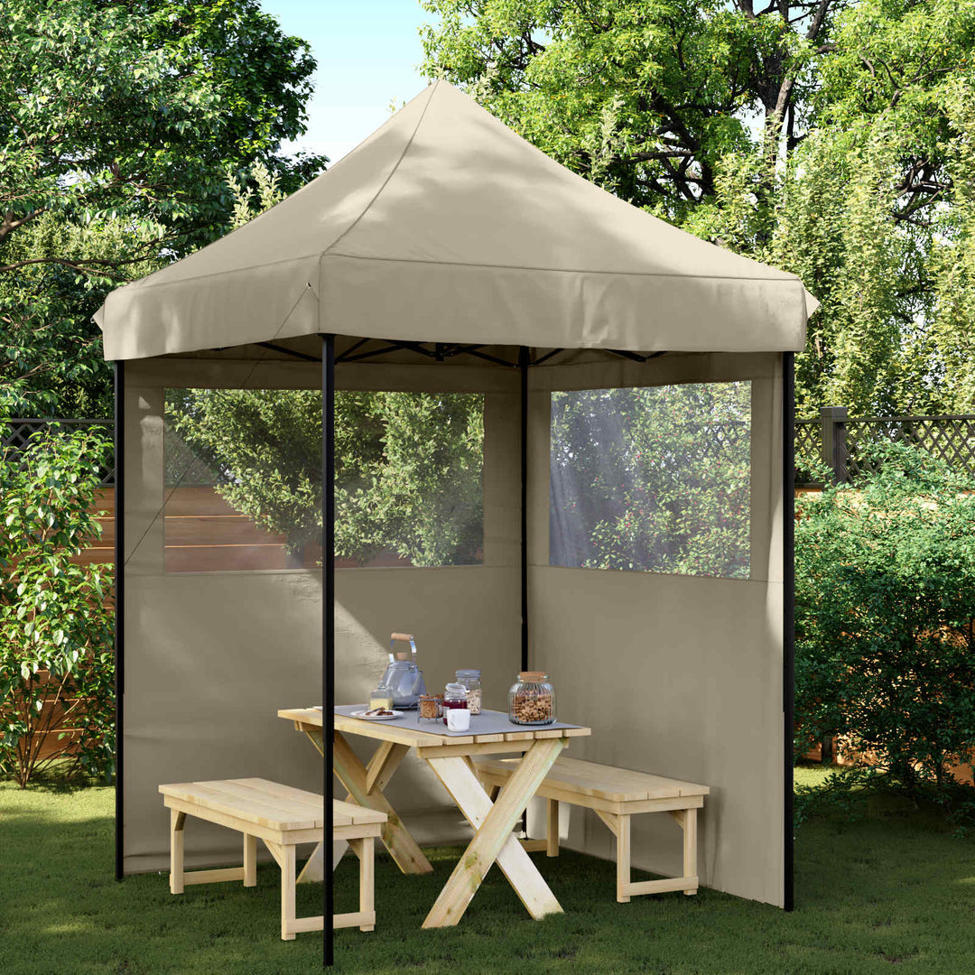 Partytält Taupe 200 X 200 X 306 Cm Oxford Tyg