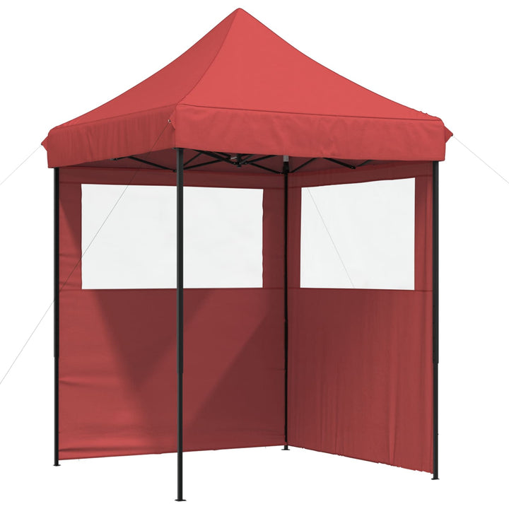 Partytält Vinröd 200 X 200 X 306 Cm Oxford Tyg