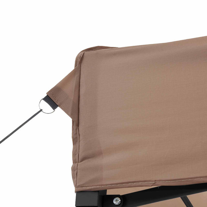 Partytält Brun 200 X 200 X 306 Cm Oxford Tyg