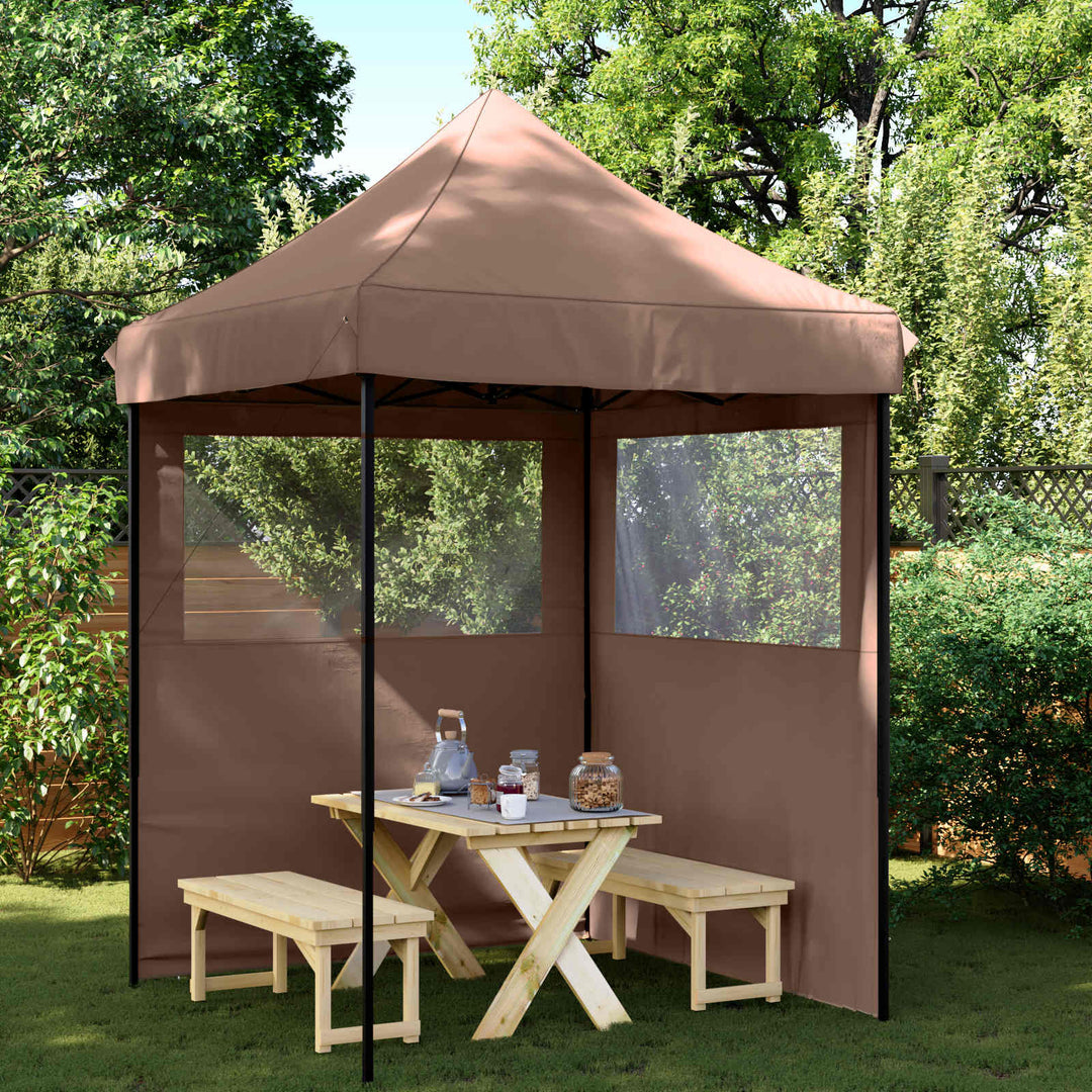 Partytält Brun 200 X 200 X 306 Cm Oxford Tyg