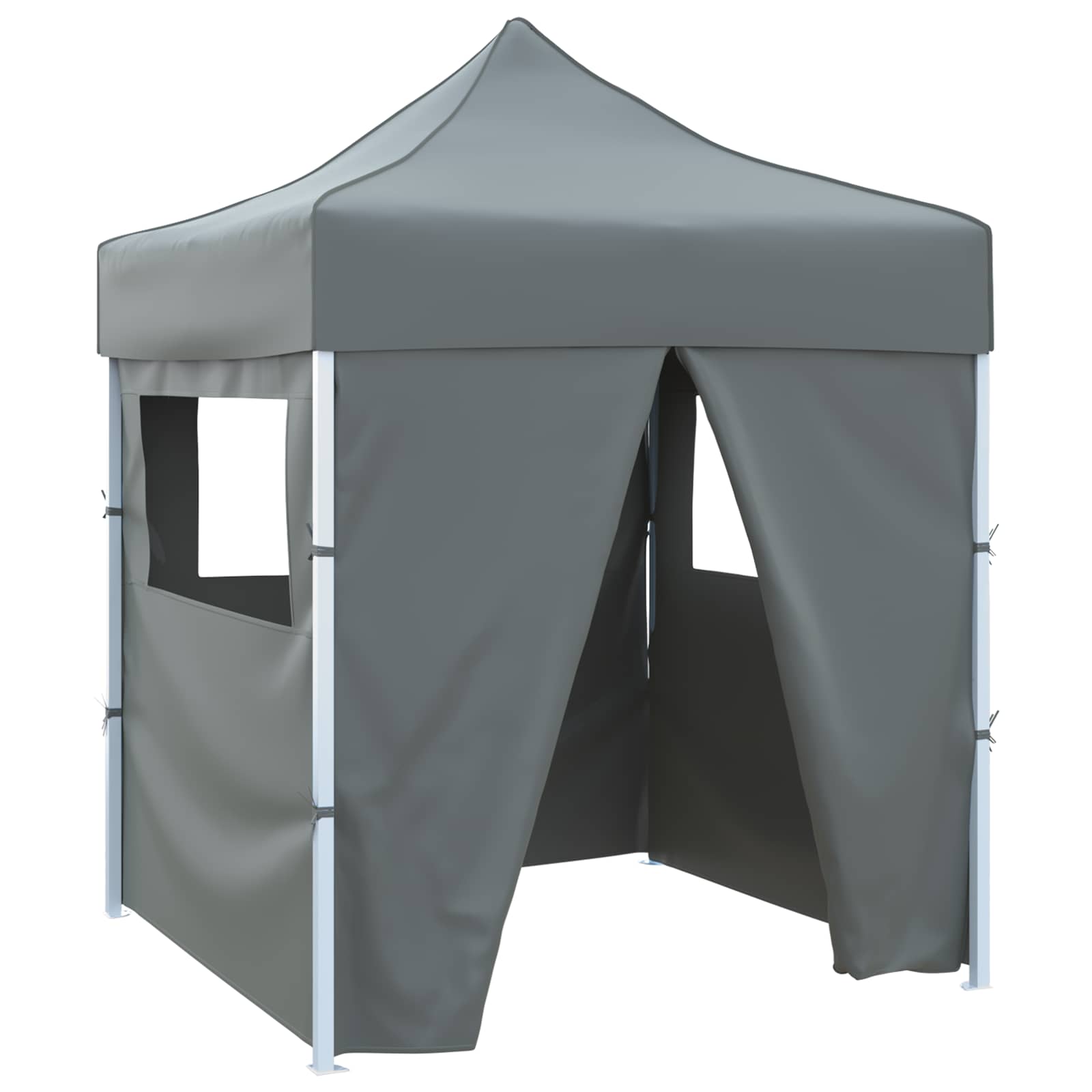 Partytält Antracit 200 X 200 X 315 Cm Oxford Tyg