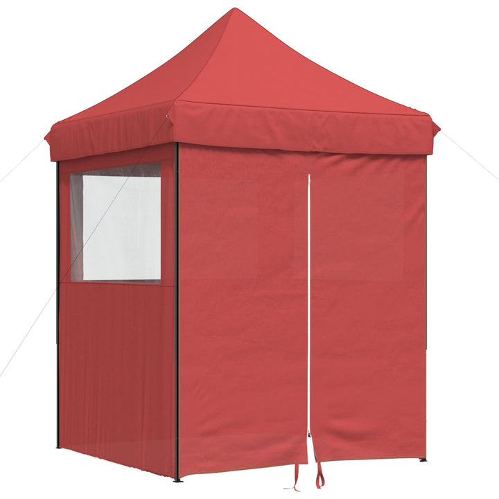 Partytält Vinröd 200 X 200 X 306 Cm Oxford Tyg