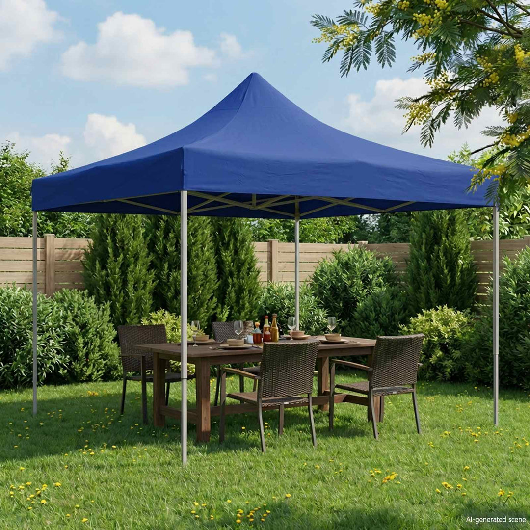 Partytält Blå 291 X 291 X 315 Cm Oxford Tyg