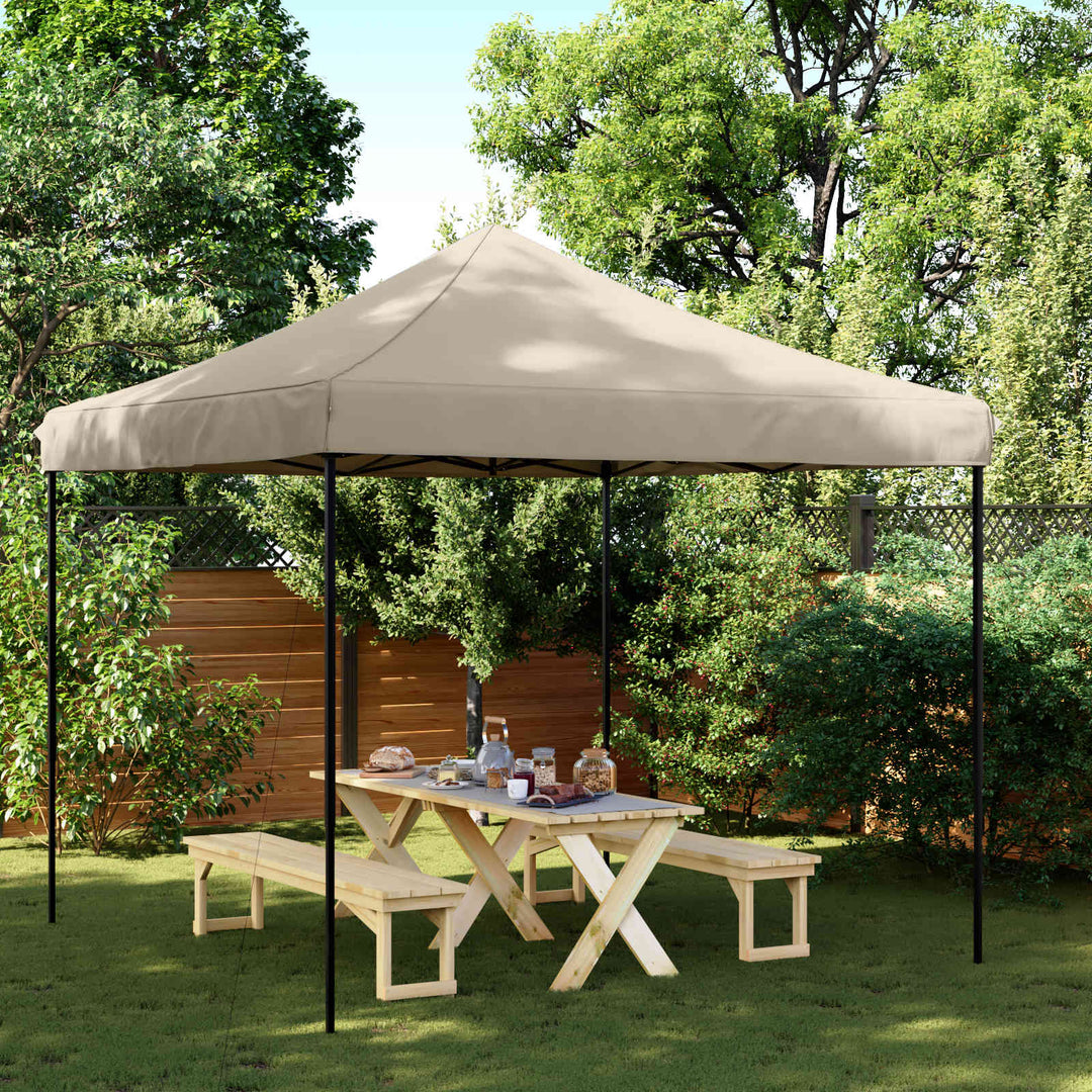 Partytält Taupe 292 X 292 X 315 Cm Oxford Tyg