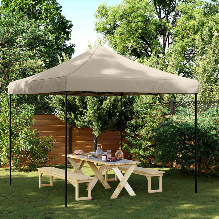 Partytält Taupe 292 X 292 X 315 Cm Oxford Tyg