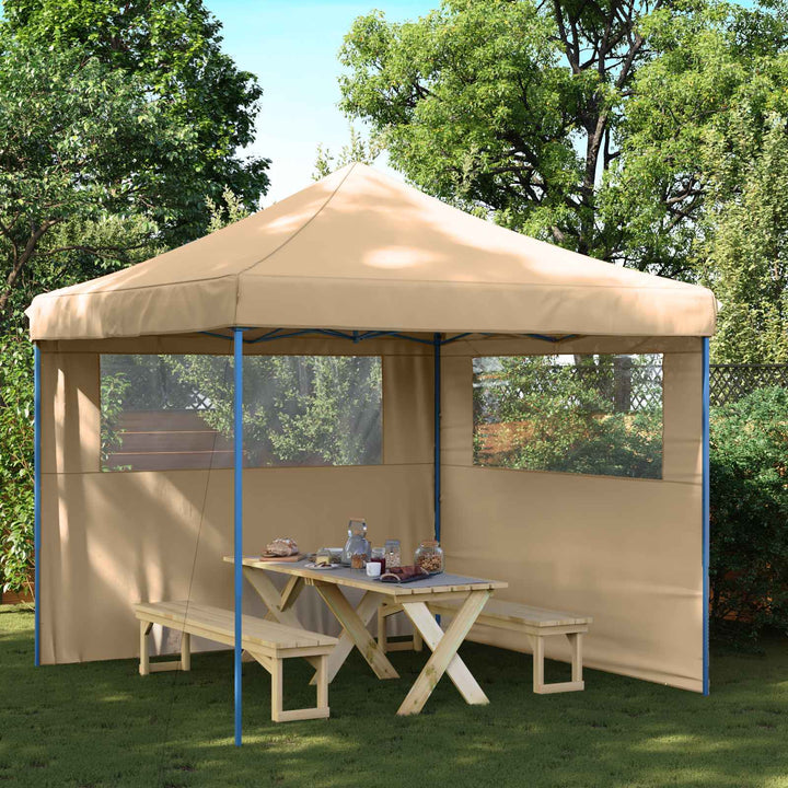 Partytält Beige 292 X 292 X 315 Cm Oxford Tyg