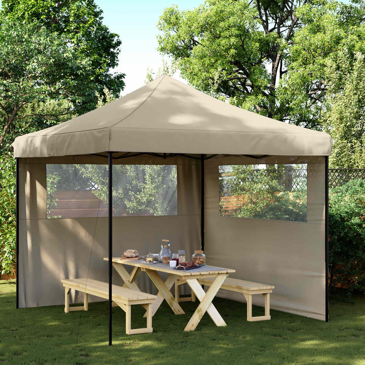Partytält Taupe 292 X 292 X 315 Cm Oxford Tyg