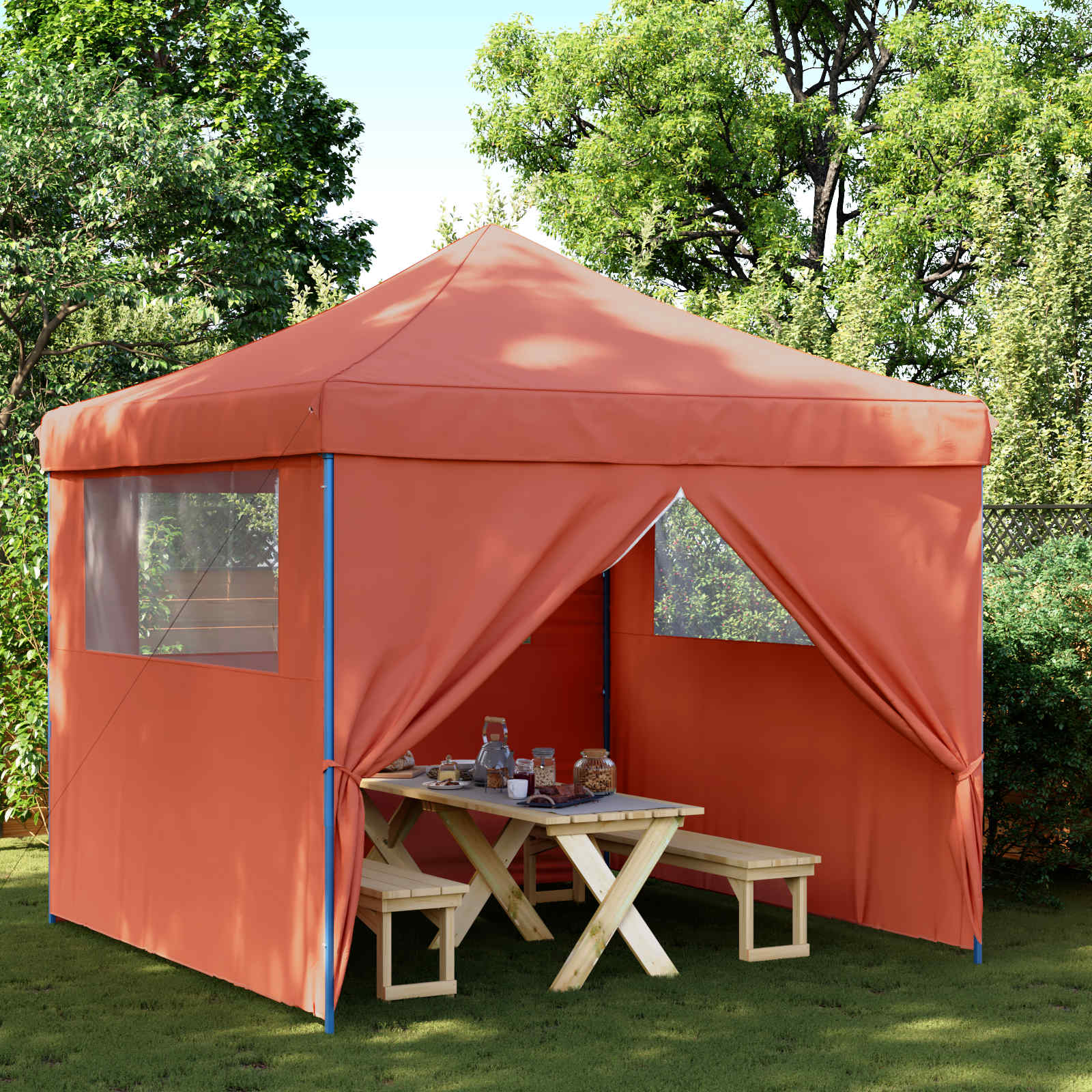 Partytält Terracotta 292 X 292 X 315 Cm Oxford Tyg