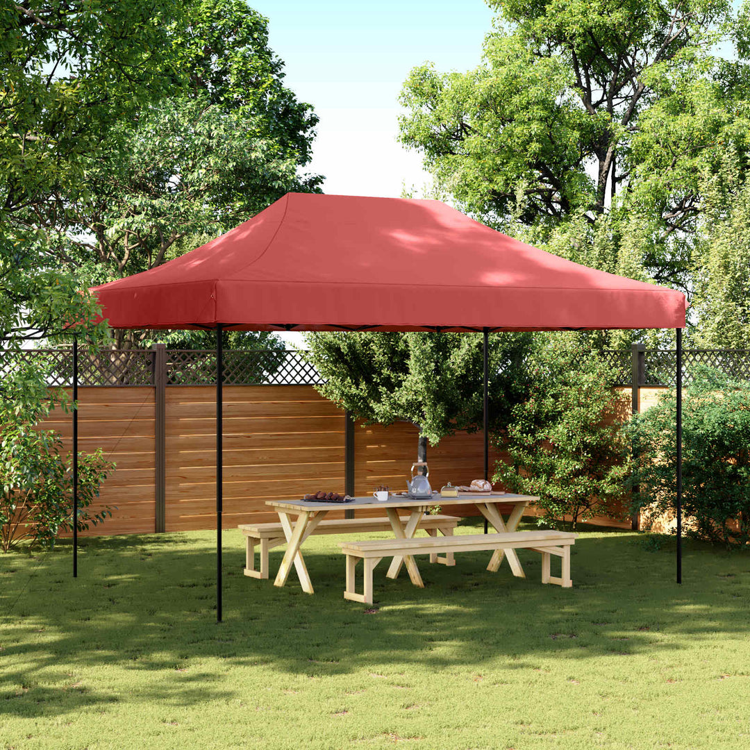Partytält Vinröd 279 X 410 X 315 Cm Oxford Tyg