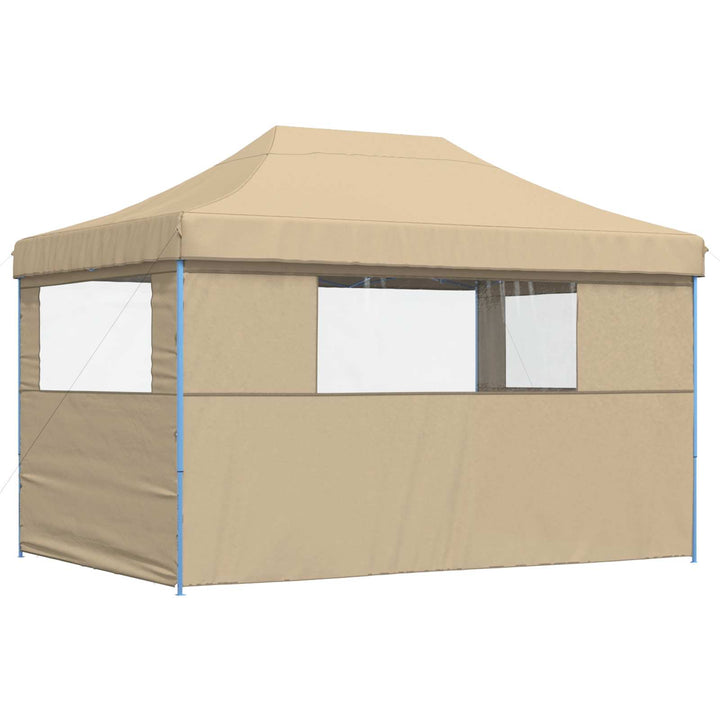 Partytält Beige 279 X 410 X 315 Cm Oxford Tyg