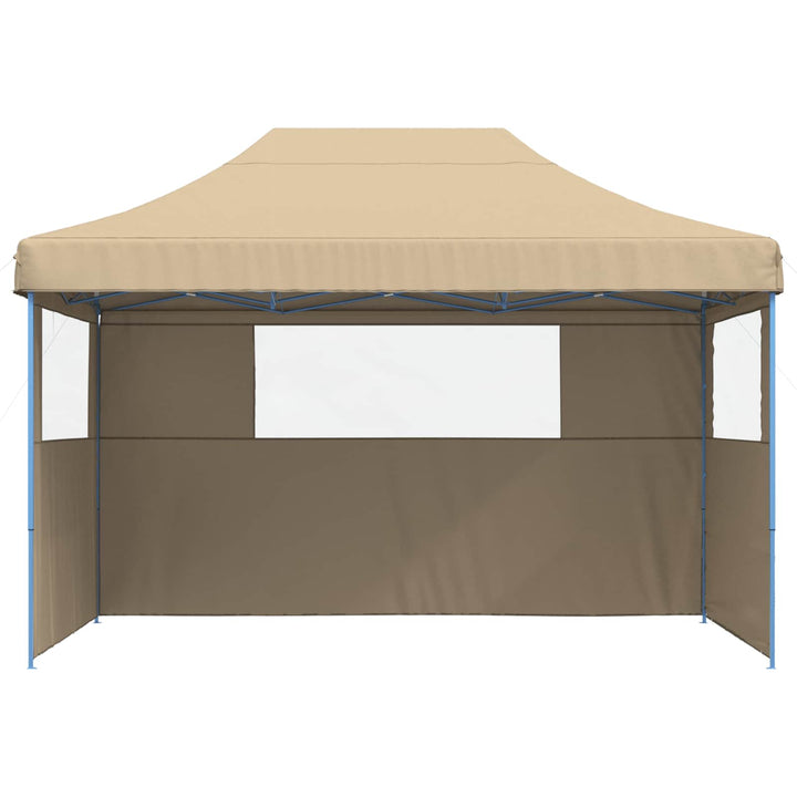 Partytält Beige 279 X 410 X 315 Cm Oxford Tyg