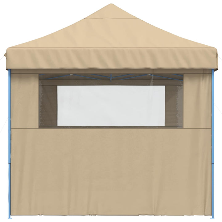Partytält Beige 279 X 410 X 315 Cm Oxford Tyg