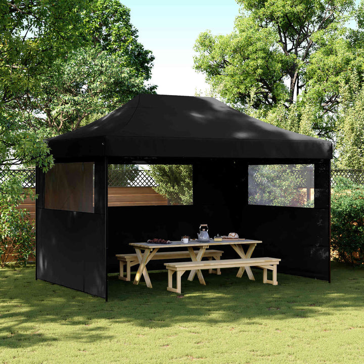 Partytält Svart 279 X 410 X 315 Cm Oxford Tyg