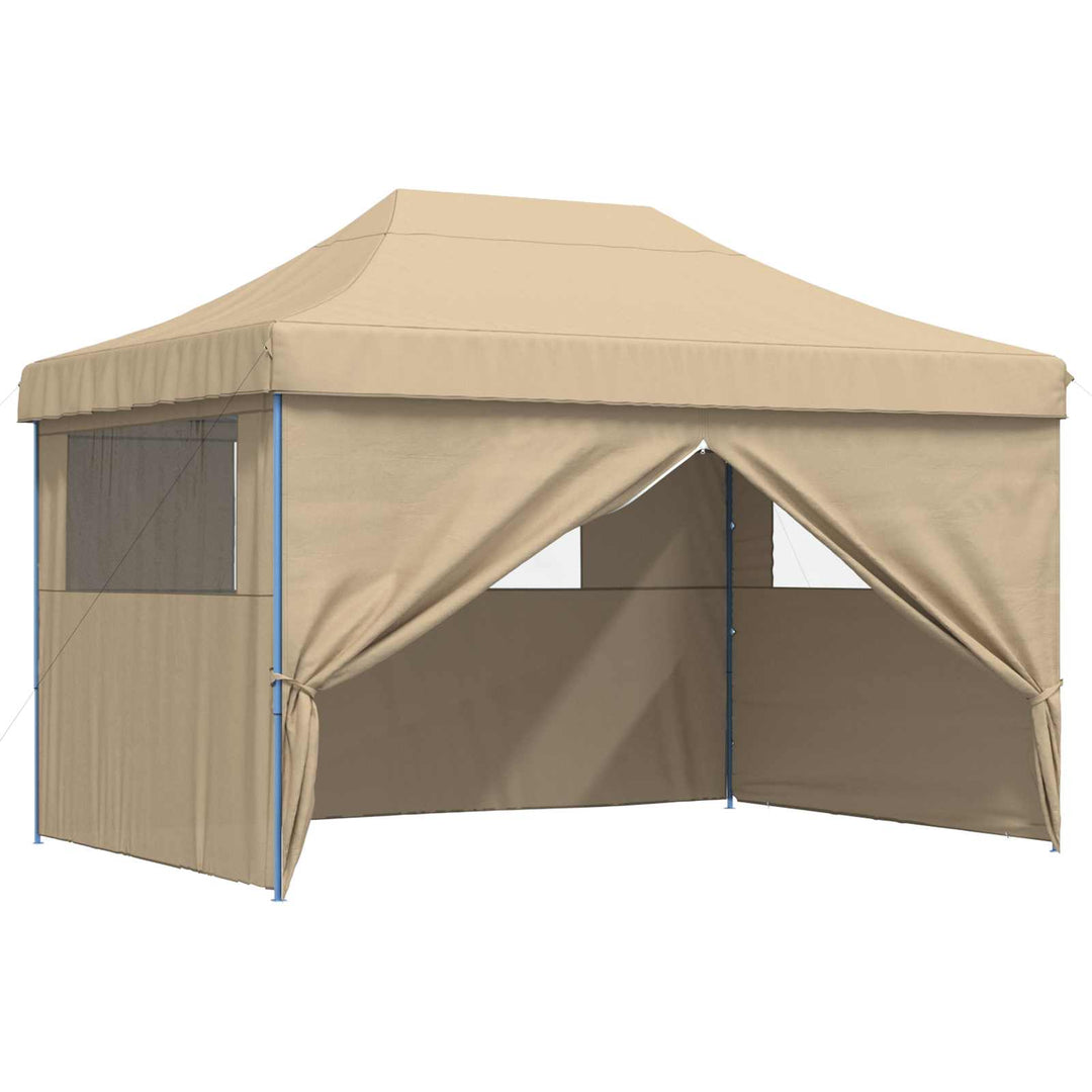 Partytält Beige 279 X 410 X 315 Cm Oxford Tyg