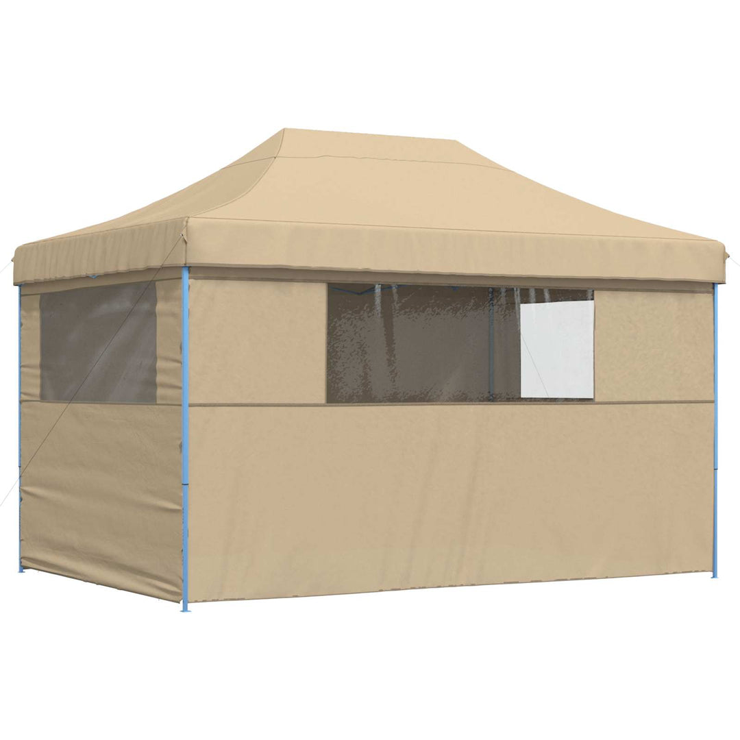 Partytält Beige 279 X 410 X 315 Cm Oxford Tyg