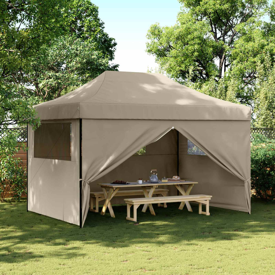 Partytält Taupe 279 X 410 X 315 Cm Oxford Tyg