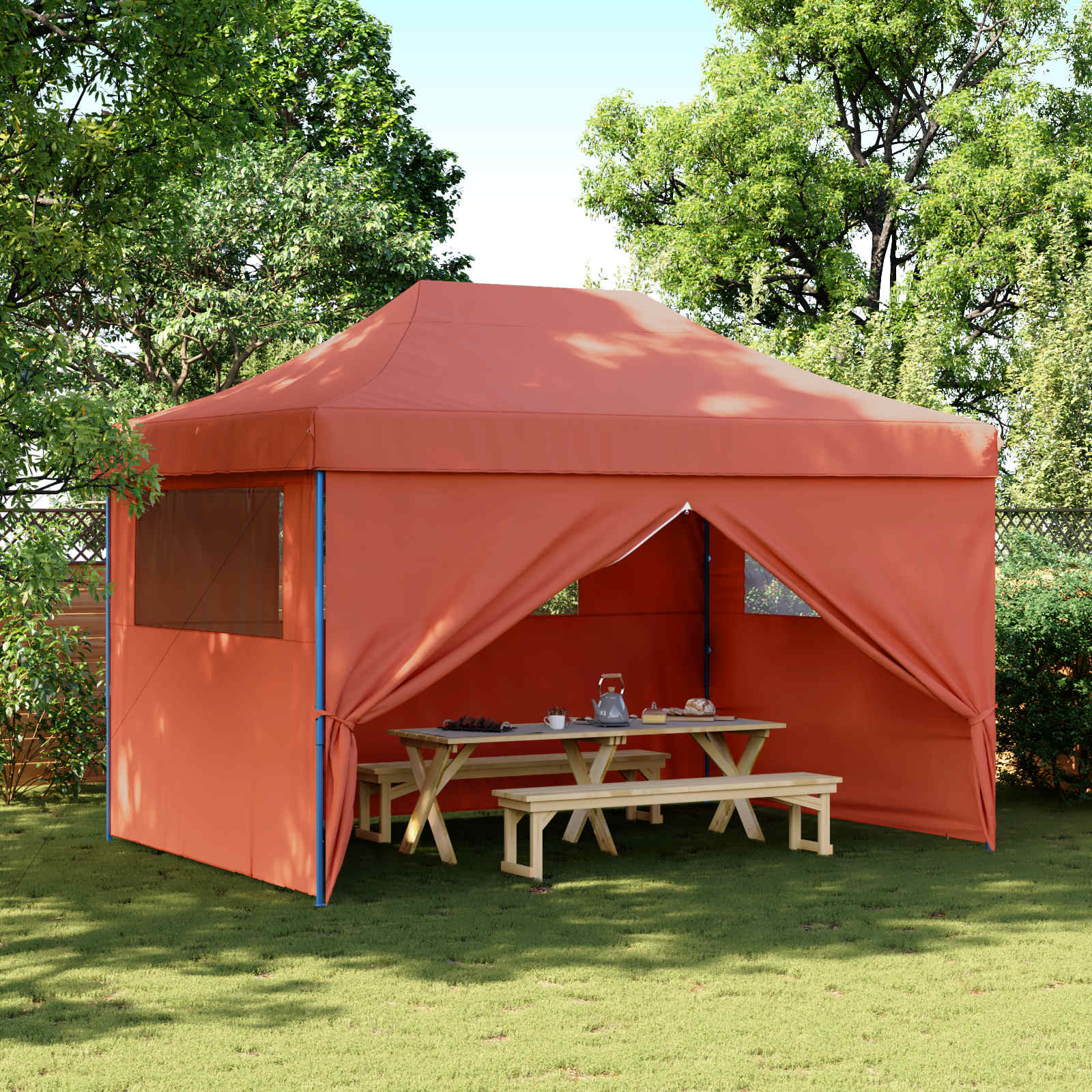 Partytält Terracotta 279 X 410 X 315 Cm Oxford Tyg
