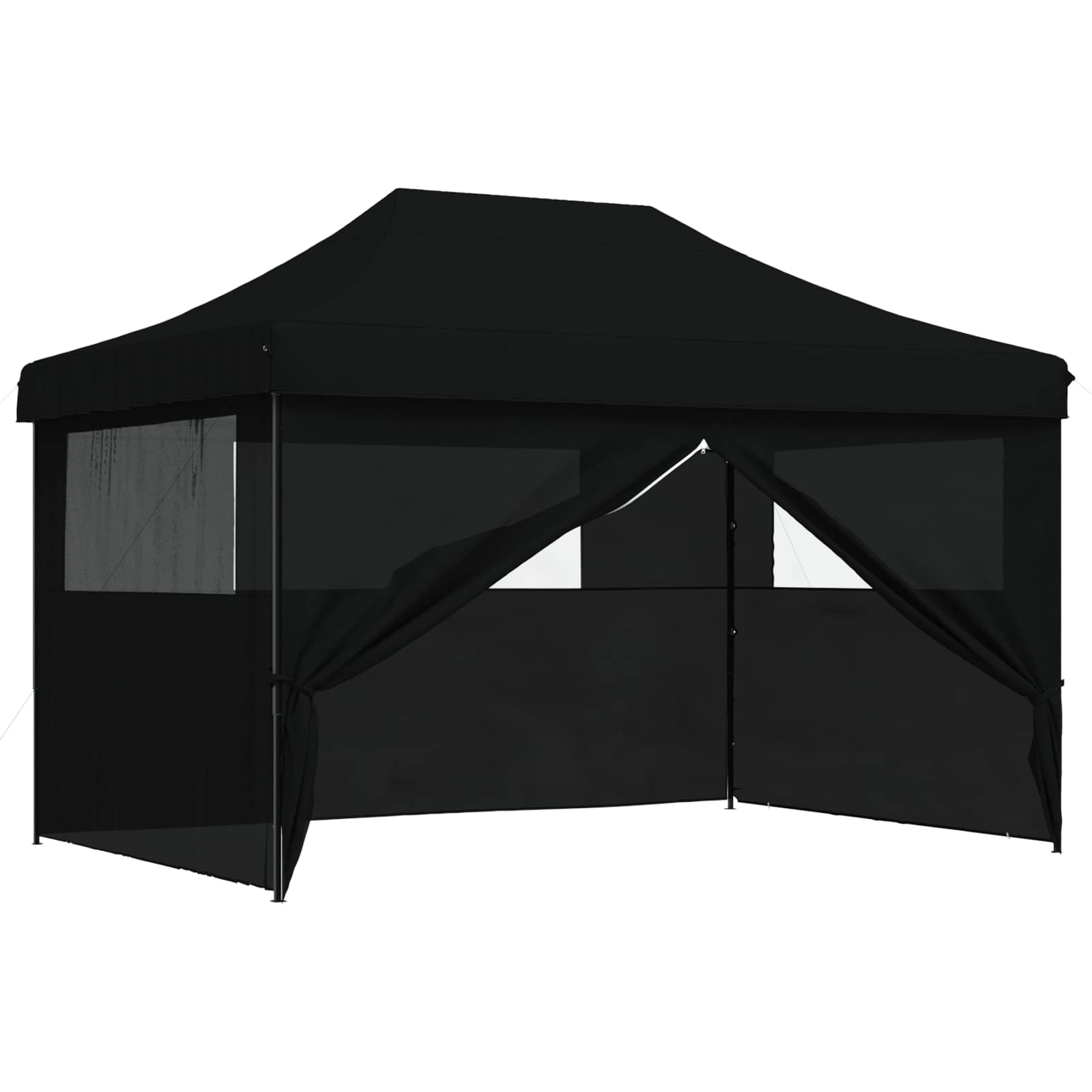 Partytält Svart 279 X 410 X 315 Cm Oxford Tyg