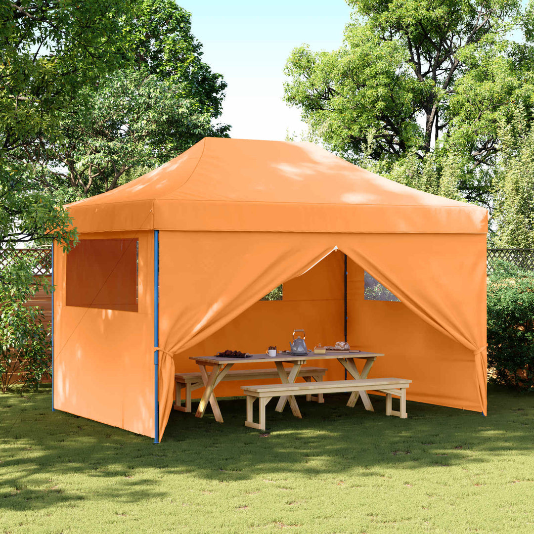 Partytält Orange 279 X 410 X 315 Cm Oxford Tyg