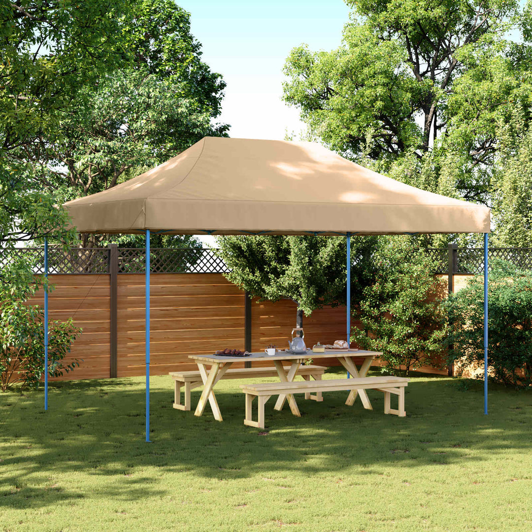 Partytält Beige 292 X 440 X 315 Cm Oxford Tyg