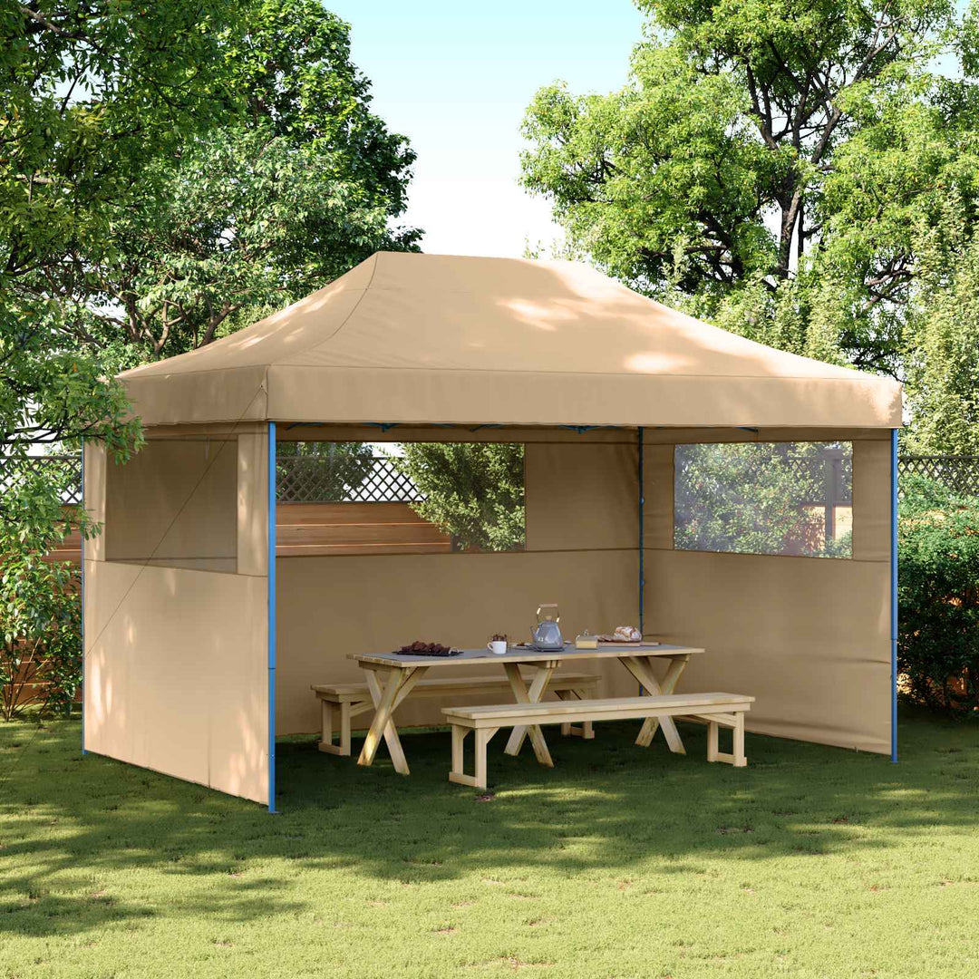 Partytält Beige 292 X 440 X 315 Cm Oxford Tyg