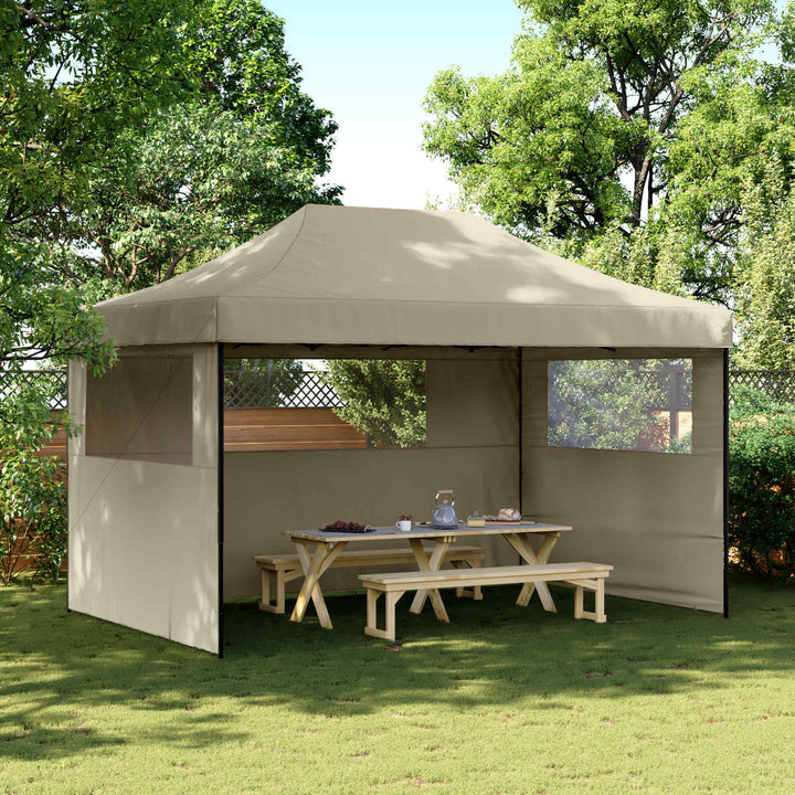 Partytält Taupe 292 X 440 X 315 Cm Oxford Tyg