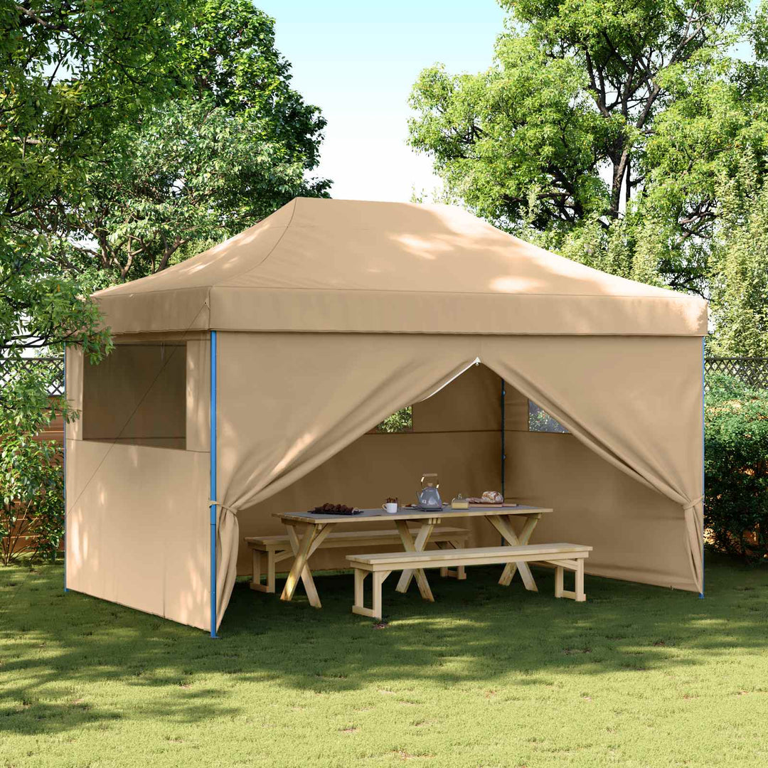 Partytält Beige 292 X 440 X 315 Cm Oxford Tyg