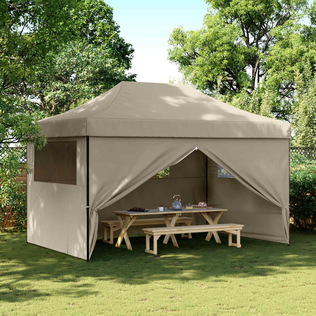 Partytält Taupe 292 X 440 X 315 Cm Oxford Tyg
