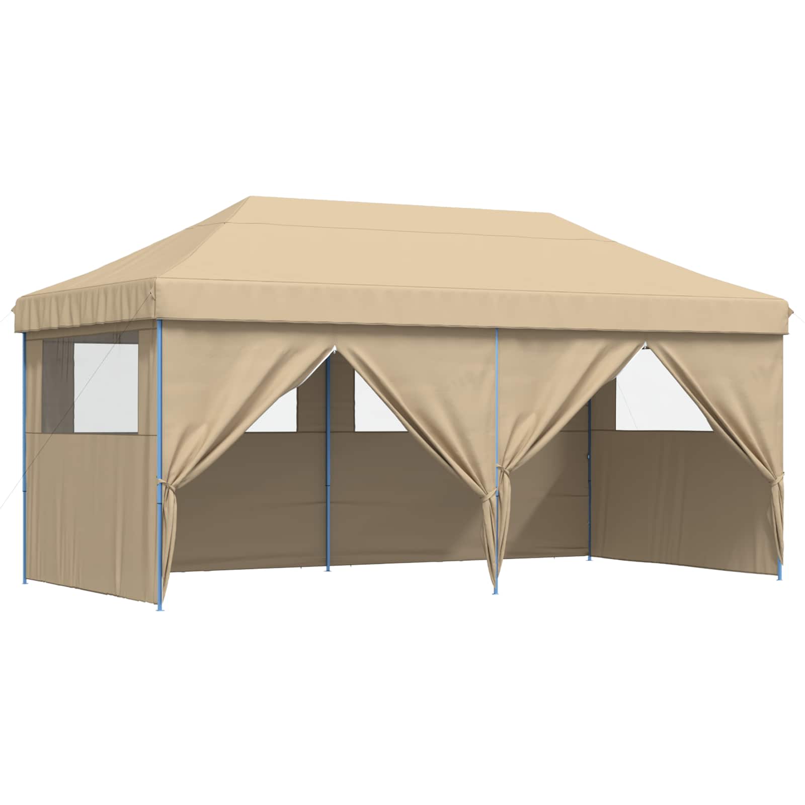 Partytält Beige 292 X 580 X 315 Cm Oxford Tyg