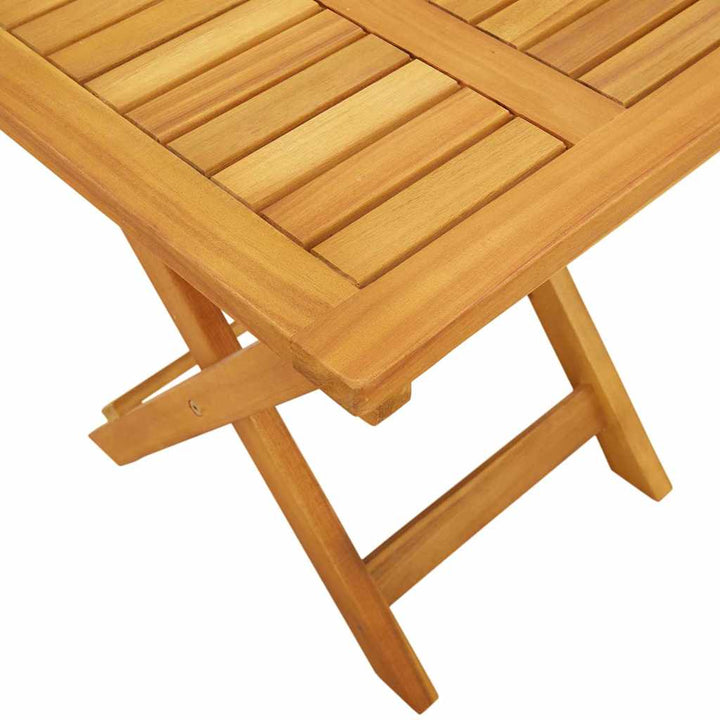 Solstol Reclining Brun Massivt Akaciaträ