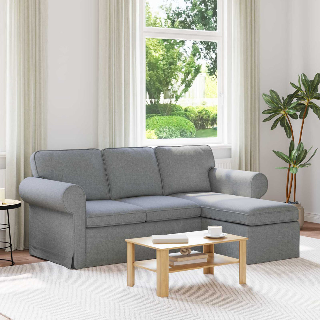 Soffa 215 X 138 X 80 Cm Tyg