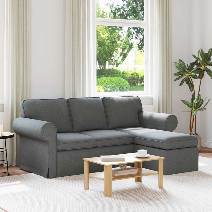 Soffa 215 X 138 X 80 Cm Tyg
