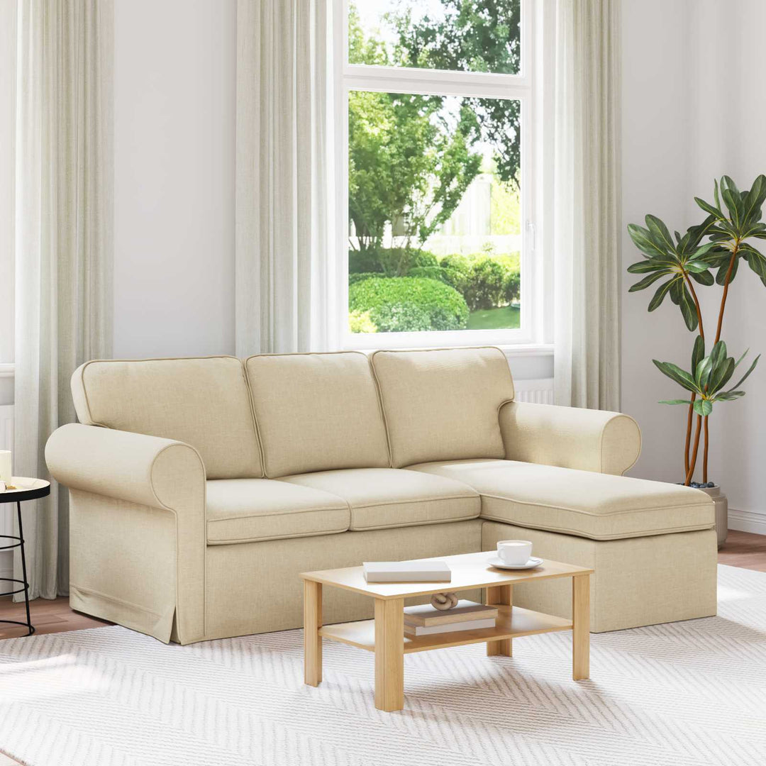 Soffa 215 X 138 X 80 Cm Tyg